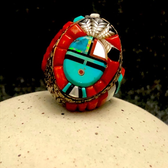 Jewelry - SOLD Vintage unique Navajo Turquoise Ring